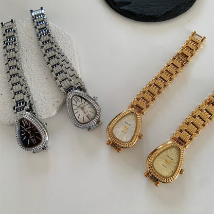 Golden Snake Chain Watch