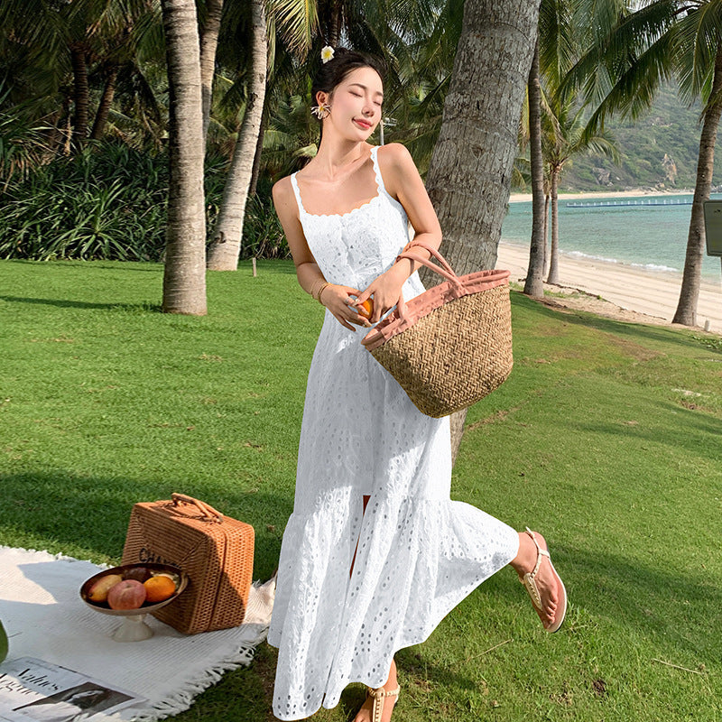 Waist-Slimming Summer Beach Dress
