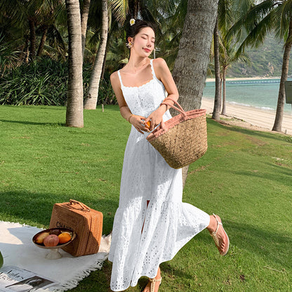 Waist-Slimming Summer Beach Dress