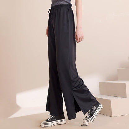 High Waist Sports Drape Pants
