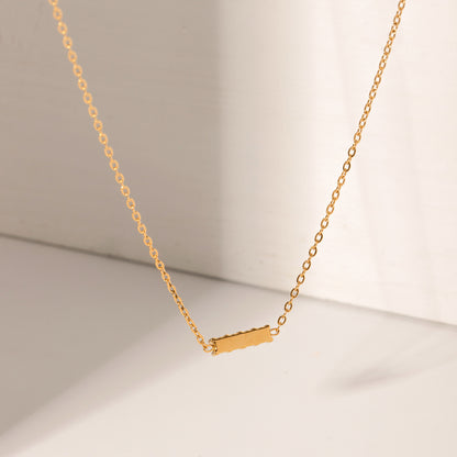 Elegant Geometric Stainless Steel Necklace