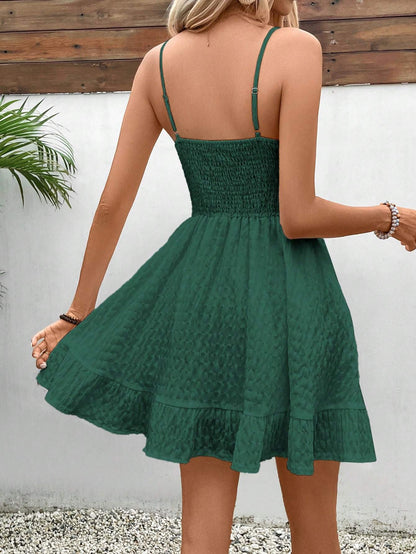 Bridgerton-Inspired Ruffle Cami Dress