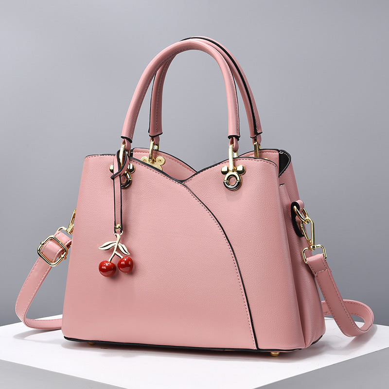 Chic Floral Accent Crossbody Bag