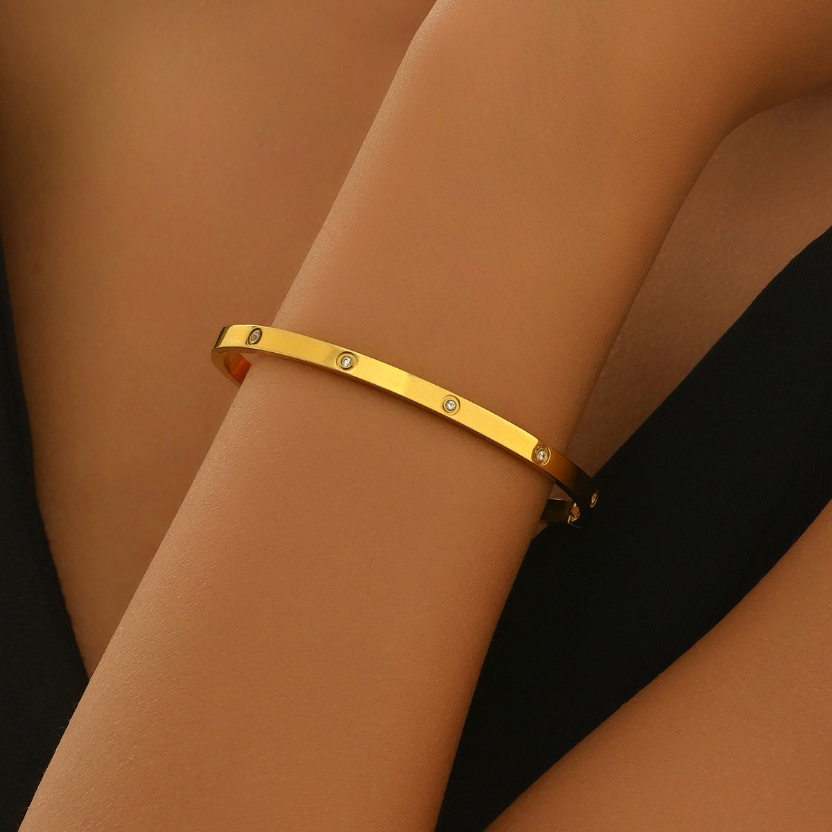 Golden Hour Minimalist Bracelet