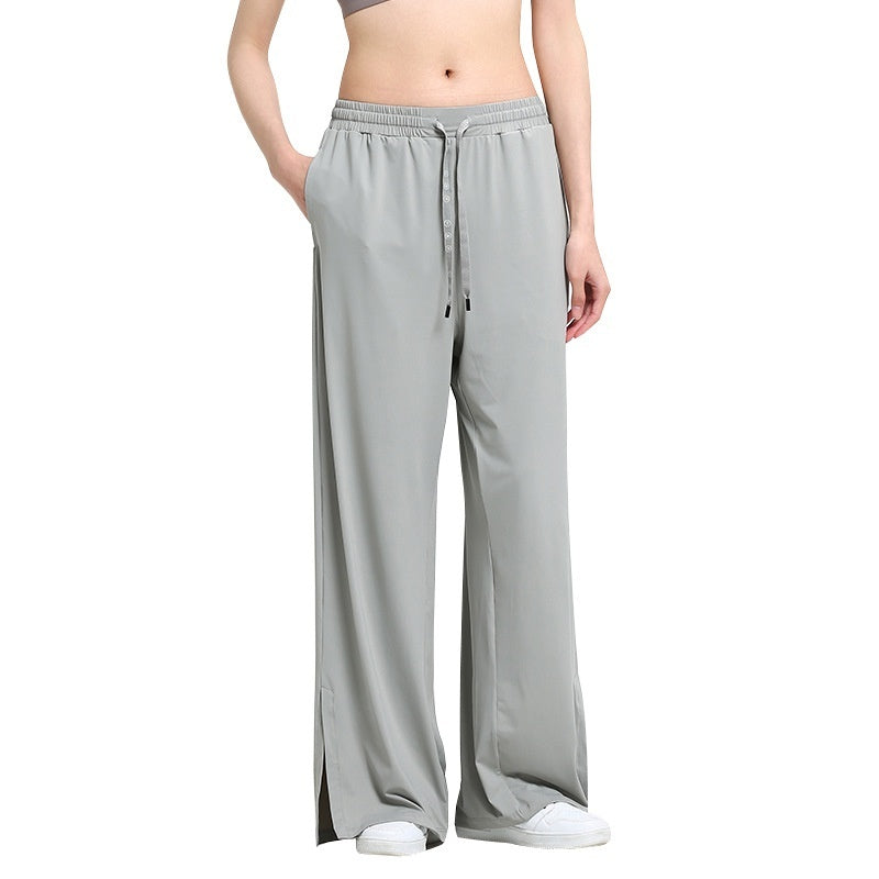 Sun-Protective Wide-Leg Sports Pants
