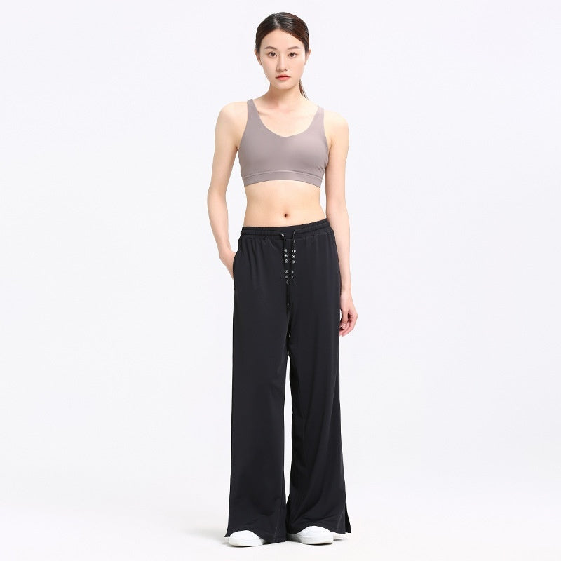 Sun-Protective Wide-Leg Sports Pants