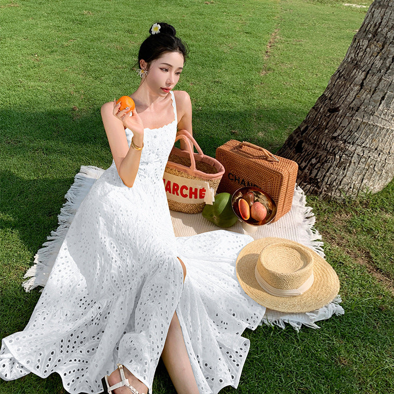 Waist-Slimming Summer Beach Dress