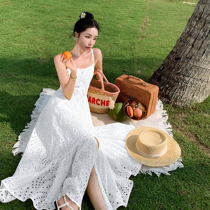 Waist-Slimming Summer Beach Dress