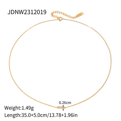 Elegant Geometric Stainless Steel Necklace